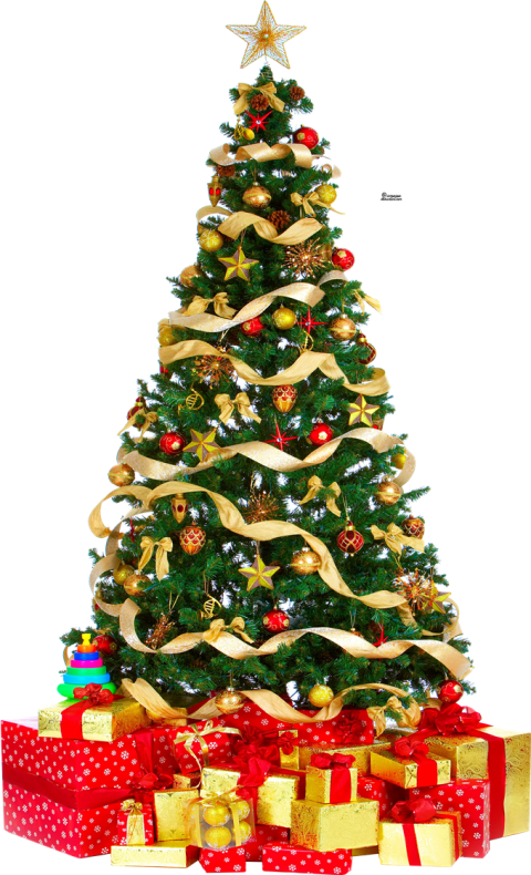 Christmas tree Christmas lights, Christmas Tree Free, holidays, decor png