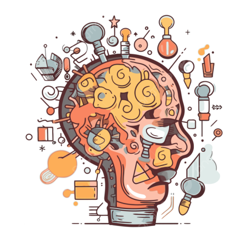 Artificial intelligence PNG image with transparent background