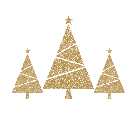 Golden christmas tree, love, wish png