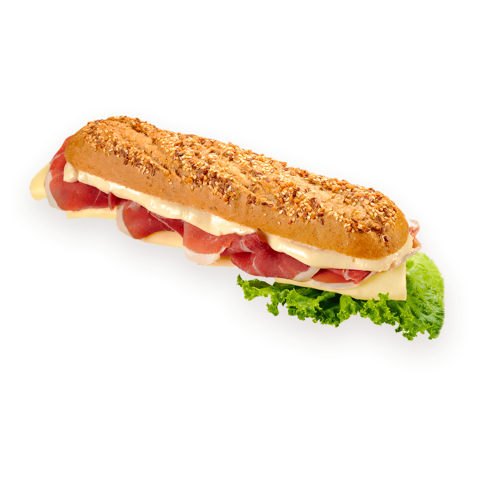 HD Ham Melted Cheese Sandwich Submarine PNG