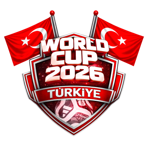 Türkiye FIFA World Cup 2026 Football Supporter Crest Design