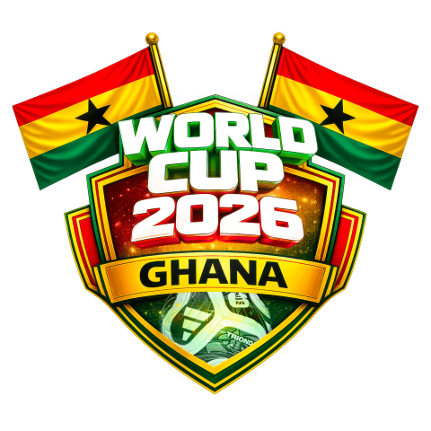 Ghana FIFA World Cup 2026 Fan Support Badge Design