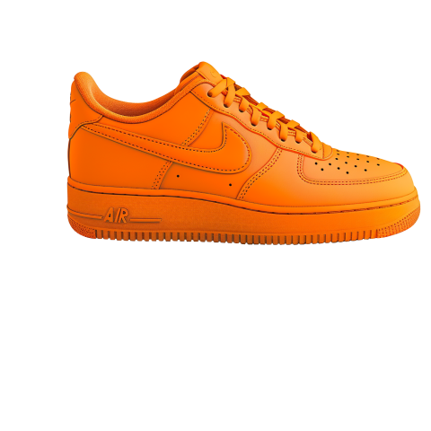 Orange Nike Air Force One Sport Sneaker